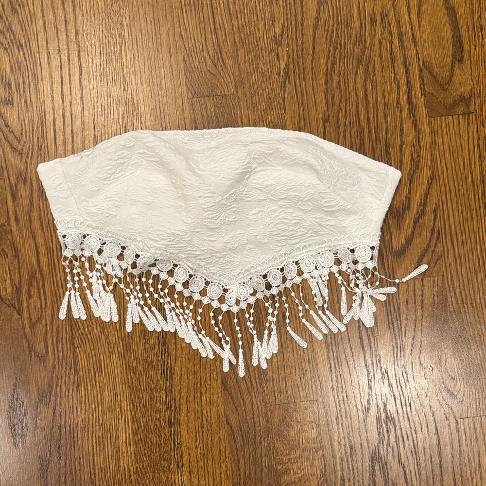 SHEIN White Crop Tube Top